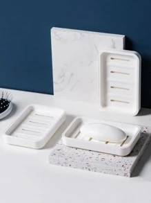 1入組雙層肥皂盒 - 白色 - 查看 5