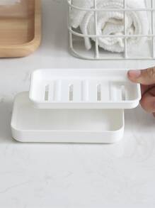 1入組雙層肥皂盒 - 白色 - 查看 7