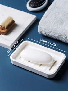 1入組雙層肥皂盒 - 白色 - 查看 8