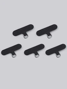 5 piezas unicolor Móvil anti-perdida Tarjeta Almohadilla - Negro - Ver 2