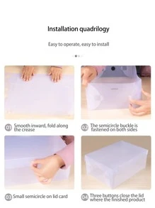 1入組隨機色鞋收納盒 - 彩色 - 查看 4