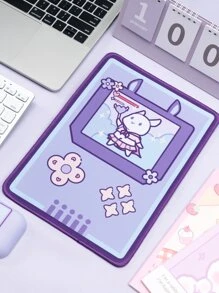 1 peça Mouse Pad Desenho Animado Padrão de Coelho - Roxo - Visão 1