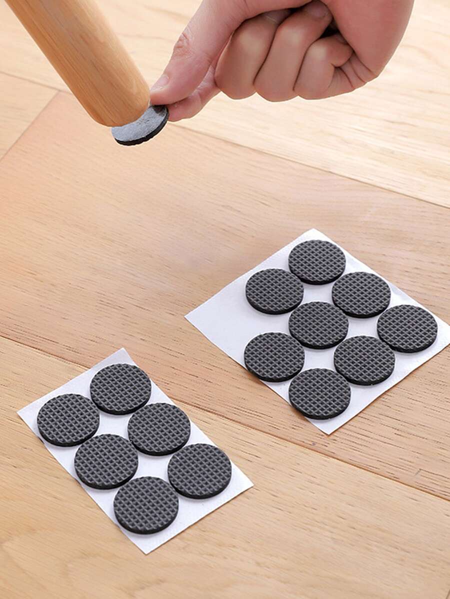 30pcs Round Table Foot Pad - Black - View 1