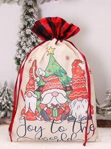 1 cái Túi quà tặng Giáng sinh Gnome - Nhiều màu - Xem 1