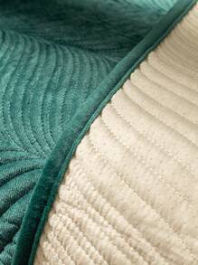 1入組素色沙發巾和1入組隨機枕套不附帶枕芯 - 綠色 - 查看 5