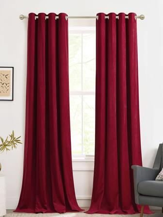 素色1片遮光窗簾