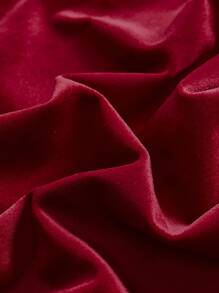 素色1片遮光窗簾 - 酒紅色 - 查看 5