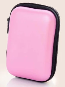 Túi lưu trữ cáp dữ liệu 1pc - Hồng - Xem 2