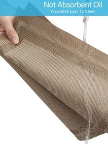 1 pièce Napperon de table antidérapant en PVC X WOTP, napperon de table moderne à motif géométrique lavable pour la décoration de la salle à manger