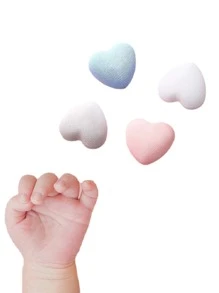 4pcs Heart Design Bed Sheet Fixer - Multicolor - View 4