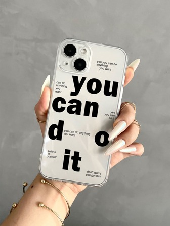 iPhone15/15 Plus/15 Pro/15 Pro max対応 レターグラフィック電話ケース