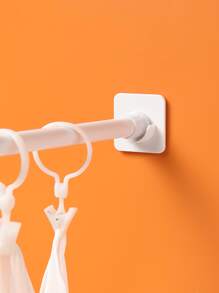 2入組素色牆面掛鉤 - 白色 - 查看 1