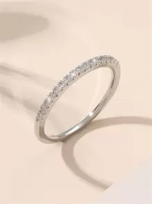 Cubic Zirconia Decor Ring