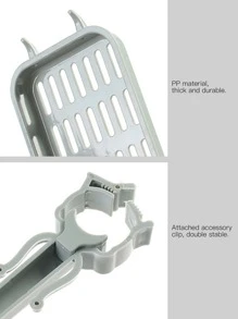 1pc Faucet Cleaning Rag Drain Rack - Blue - View 3