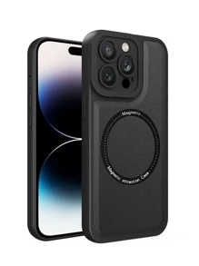 TPU Magsafe Không dây từ tính Vỏ sạc - màu đen - Xem 1