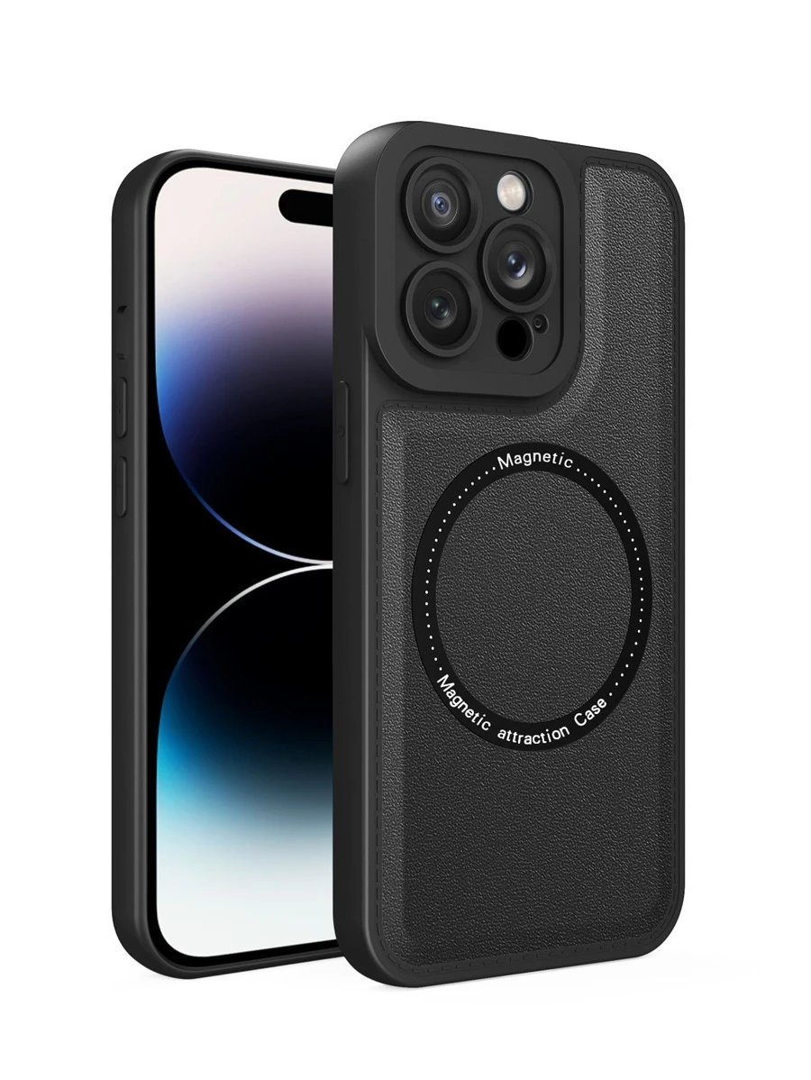 TPU Magsafe Không dây từ tính Vỏ sạc - màu đen - Xem 1
