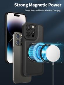 TPU Magsafe Không dây từ tính Vỏ sạc - màu đen - Xem 4