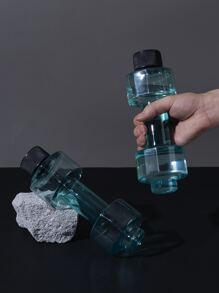 1 pieza Botella de agua en forma de pesa - Azul - Ver 8