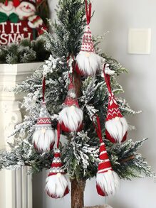 No Face Doll Design Home Decor Hanging Ornaments, Set Of 9 - Multicolor - View 3