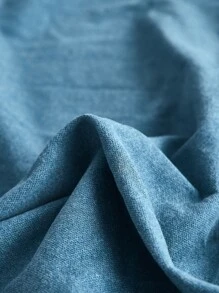 1入組素色有彈性沙發套 - 寶藍色 - 查看 5