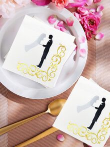 1pc Figure Graphic Disposable Napkin - Multicolor - View 1