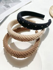 3 piezas Diadema con diseño de diamante de imitación - Multicolor - Ver 1