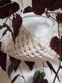 1set Bead Decor Hanging Basket - Multicolor - View 5