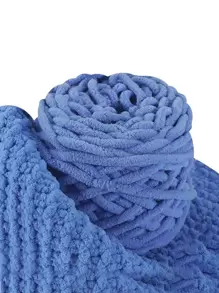 Hilo De Lana Grueso Para Tejer A Mano, Hilo Grueso Para Zapatos De Ganchillo, Bordado A Mano, 1 Ud./2 Uds. - azul real - Ver 1