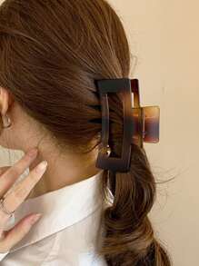 Vuốt tóc hình chữ nhật để sử dụng hàng ngày cho các cô gái Kiểu tóc giản dị - màu nâu - Xem 4