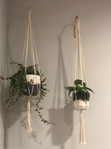 2pcs Woven Hanging Basket - Multicolor - View 4