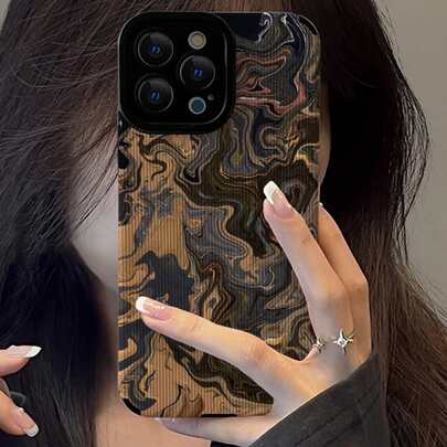 苹果大理石纹手机壳适用于 11、 13、Galaxy A14 防水防震防摔防刮