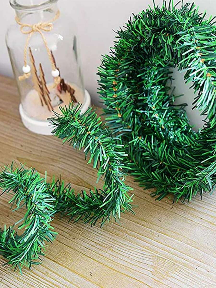 MEHELANY 1pc Christmas Artificial Vine - Green - View 1