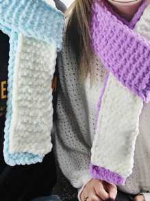 1入組隨機色塑膠DIY編織工具 - 黃色 - 查看 4