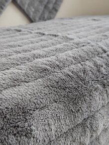 1 cái khăn sofa trơn - Màu xám đen - Xem 4