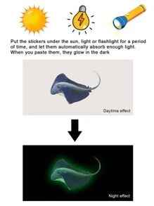 1 件卡通图案马桶盖贴花、夜光马桶贴家居装饰、贴纸、墙贴、乙烯基贴花家居装饰、春季装饰品让您的家焕然一新、节日装饰贴纸礼物生日毕业 - 彩色 - 查看 3