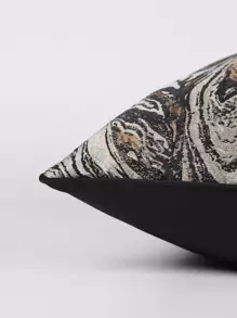 1入組現代簡約黑色提花坐墊套，適用於沙發、客廳、臥室，規格45cm * 45cm，17.7英寸 * 17.7英寸，適用於家庭、辦公室和房間裝飾（不包含坐墊內襯） - 彩色 - 查看 5