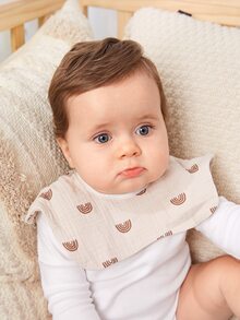 2入組嬰兒隨機圖案圍兜 - 彩色 - 查看 3