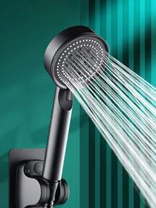 1 pieza Alcachofa de ducha ajustable - Negro - Ver 2