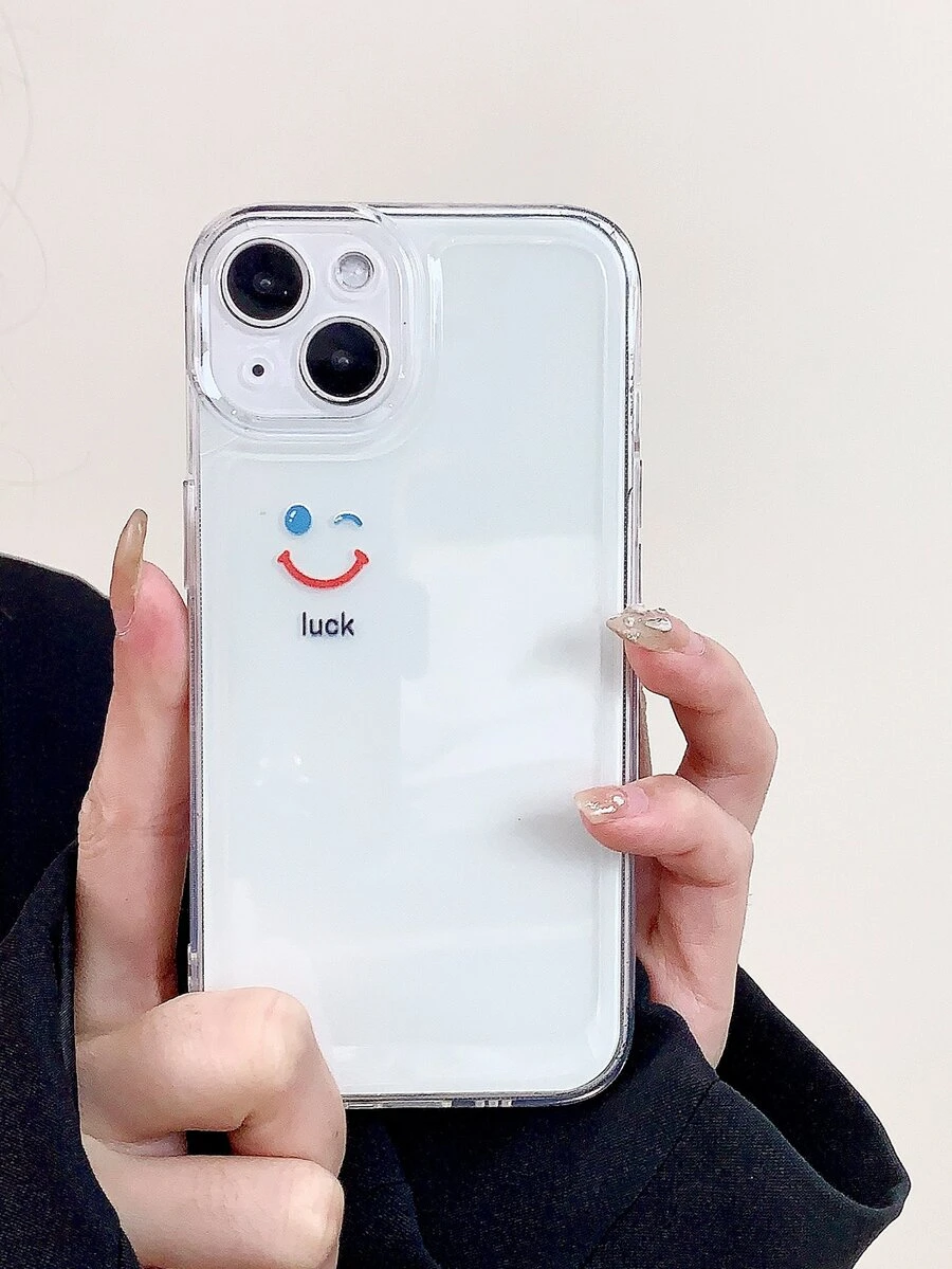 Funda para móvil con dibujos animados expresión - Multicolor - Ver 1