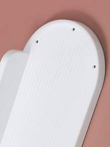 1 Treo Tường ABS Phòng Tắm Giá Đựng Đồ, Chắc Chắn Đơn Giản Có Thể Giặt Kệ Lưu Trữ Đơn Vị Cho Phòng Tắm Giặt - trắng - Xem 5