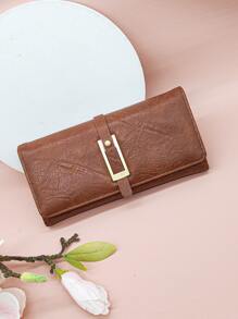 MINGYOU Ví dài nữ Thanh lịch - màu nâu - Xem 5