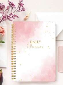 Trees 1pc Letter Graphic Notebook Back To School - Multicolor - View 2