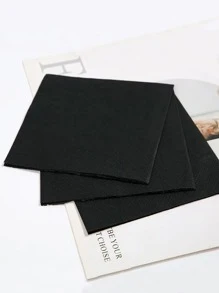 20pcs Solid Disposable Napkin - Black - View 1