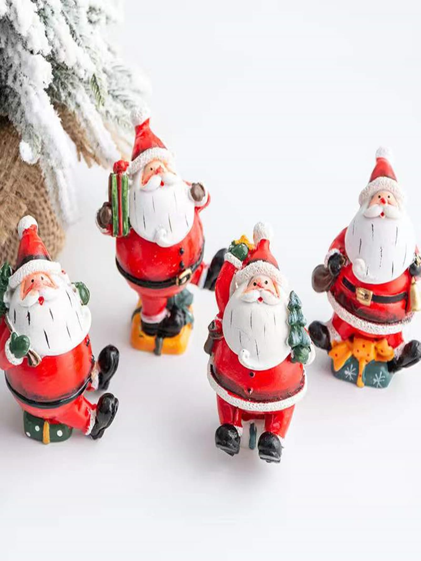 1pc Christmas Santa Claus Shaped Random Decoration Craft - Multicolor - View 1