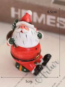 1pc Christmas Santa Claus Shaped Random Decoration Craft - Multicolor - View 3