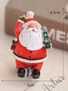 1pc Christmas Santa Claus Shaped Random Decoration Craft - Multicolor - View 4
