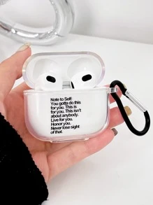1 Miếng Đồ họa Chữ cái Ốp Clear tương thích với Airpods Đối với AirPods1/2 AirPods - Nhiều màu - Xem 7