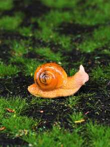 1pc Snail Design Garden Decoration Craft - Multicolor - View 1