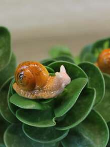 1pc Snail Design Garden Decoration Craft - Multicolor - View 4