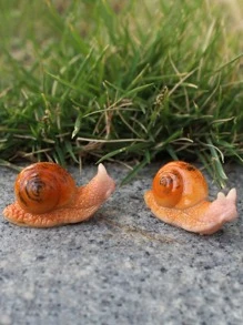 1pc Snail Design Garden Decoration Craft - Multicolor - View 6